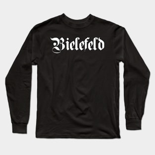 Bielefeld written with gothic font Long Sleeve T-Shirt